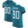 Nike Jacksonville Jaguars #90 Taven Bryan Teal Green Team Color Men’s Stitched NFL Vapor Untouchable Elite Jersey