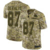 Nike Browns #87 Seth DeValve Camo Men’s Stitched NFL Limited 2018 Salute To Service Jersey