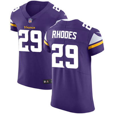 Men’s Nike Minnesota Vikings #29 Xavier Rhodes Purple Team Color Stitched NFL Vapor Untouchable Elite Jersey