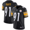Nike Pittsburgh Steelers #91 Stephon Tuitt Black Team Color Men’s Stitched NFL Vapor Untouchable Limited Jersey