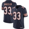 Men’s Chicago Bears #33 Ian Wheeler Navy Vapor Football Stitched Jersey