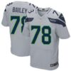 Men’s Seattle Seahawks #78 Alvin Bailey Gray Alternate NFL Nike Elite Jersey