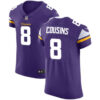 Nike Minnesota Vikings #8 Kirk Cousins Purple Team Color Men’s Stitched NFL Vapor Untouchable Elite Jersey