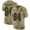 Nike Cowboys #94 Randy Gregory Camo Men’s Stitched NFL Limited 2018 Salute To Service Jersey