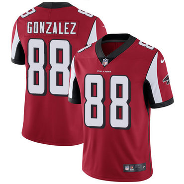 Nike Atlanta Falcons #88 Tony Gonzalez Red Team Color Men’s Stitched NFL Vapor Untouchable Limited Jersey