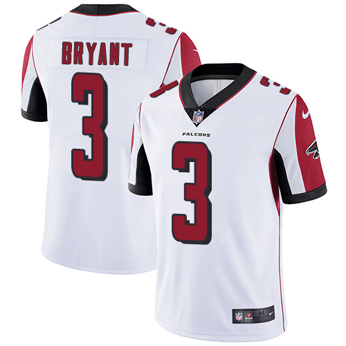 Nike Atlanta Falcons #3 Matt Bryant White Men’s Stitched NFL Vapor Untouchable Limited Jersey
