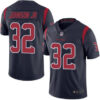 Texans #32 Lonnie Johnson Jr. Navy Blue Men’s Stitched Football Limited Rush Jersey