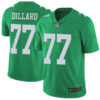 Eagles #77 Andre Dillard Green Men’s Stitched Football Limited Rush Jersey