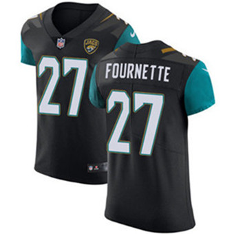 Men’s Nike Jacksonville Jaguars #27 Leonard Fournette Black Alternate Stitched NFL Vapor Untouchable Elite Jersey