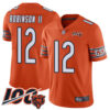 Bears #12 Allen Robinson II Orange Men’s Stitched Football Limited Rush 100th Season Jersey