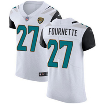 Men’s Nike Jacksonville Jaguars #27 Leonard Fournette White Stitched NFL Vapor Untouchable Elite Jersey