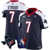 Houston Texans Hand Sign Throwing Up The H Vapor Jersey – All Stitched – Alternate – C.J. Stroud Jersey