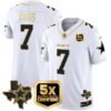 Cowboys 5x Super Bowl Champions Vapor Limited Jersey – All Stitched – White Gold – Trevon Diggs Jersey