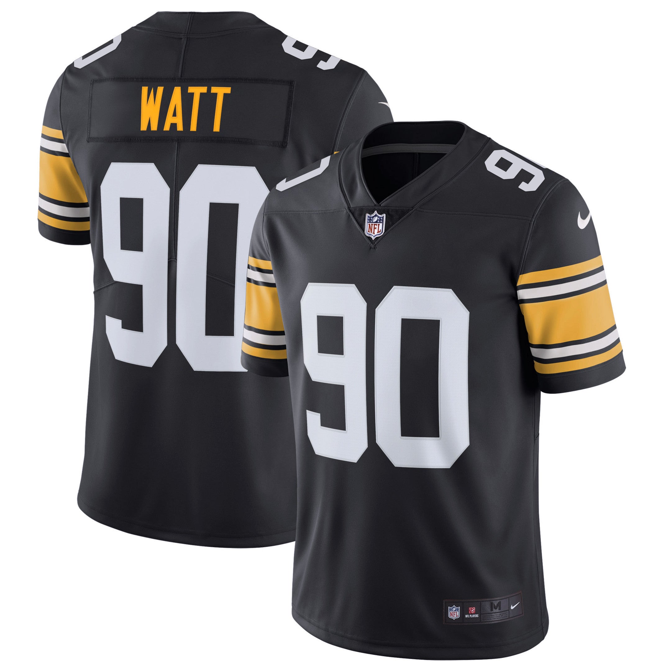Steelers Alternate Vapor Untouchable Limited – Black – All Stitched – Alternate Vapor – T. J. Watt Jersey