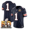 Denver Broncos Super Bowl 50 Patch Vapor Jersey – All Stitched – Navy – #1 Team Jersey