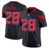 Houston Texans 2024 Vapor Limited Jersey V3 – All Stitched – Navy Limited – Joe Mixon Jersey