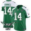 Fly Eagles Fly Patch Throwback Kelly Green Vapor Jersey – All Stitched – Kelly Alternate – Kenneth Gainwell Jersey