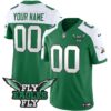 Fly Eagles Fly Patch Throwback Kelly Green Vapor Custom Jersey – All Stitched – Kelly Alternate Jersey