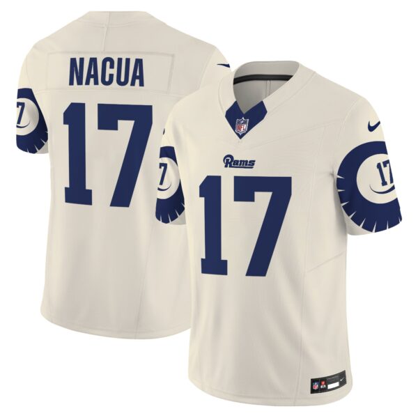 Rams Special Vapor Limited Jersey – All Stitched – Bone – Puka Nacua Jersey