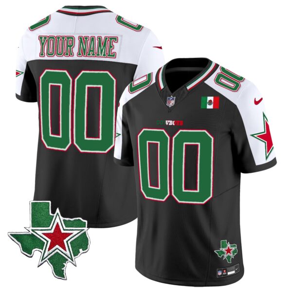 Cowboys 2024 Mexico Vapor Premier Limited Custom Jersey – All Stitched – Alternate Jersey