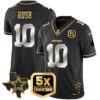 Cowboys 5x Super Bowl Champions Vapor Limited Jersey – All Stitched – Black Limited – Cooper Rush Jersey