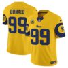 Rams Special Vapor Limited Jersey – All Stitched – Gold – Aaron Donald Jersey