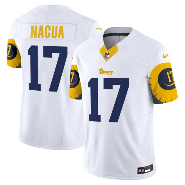 Rams Special Vapor Limited Jersey – All Stitched – White – Puka Nacua Jersey