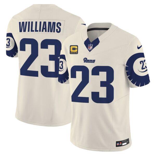 Rams Special Vapor Limited Jersey – All Stitched – Bone – Kyren Williams Jersey