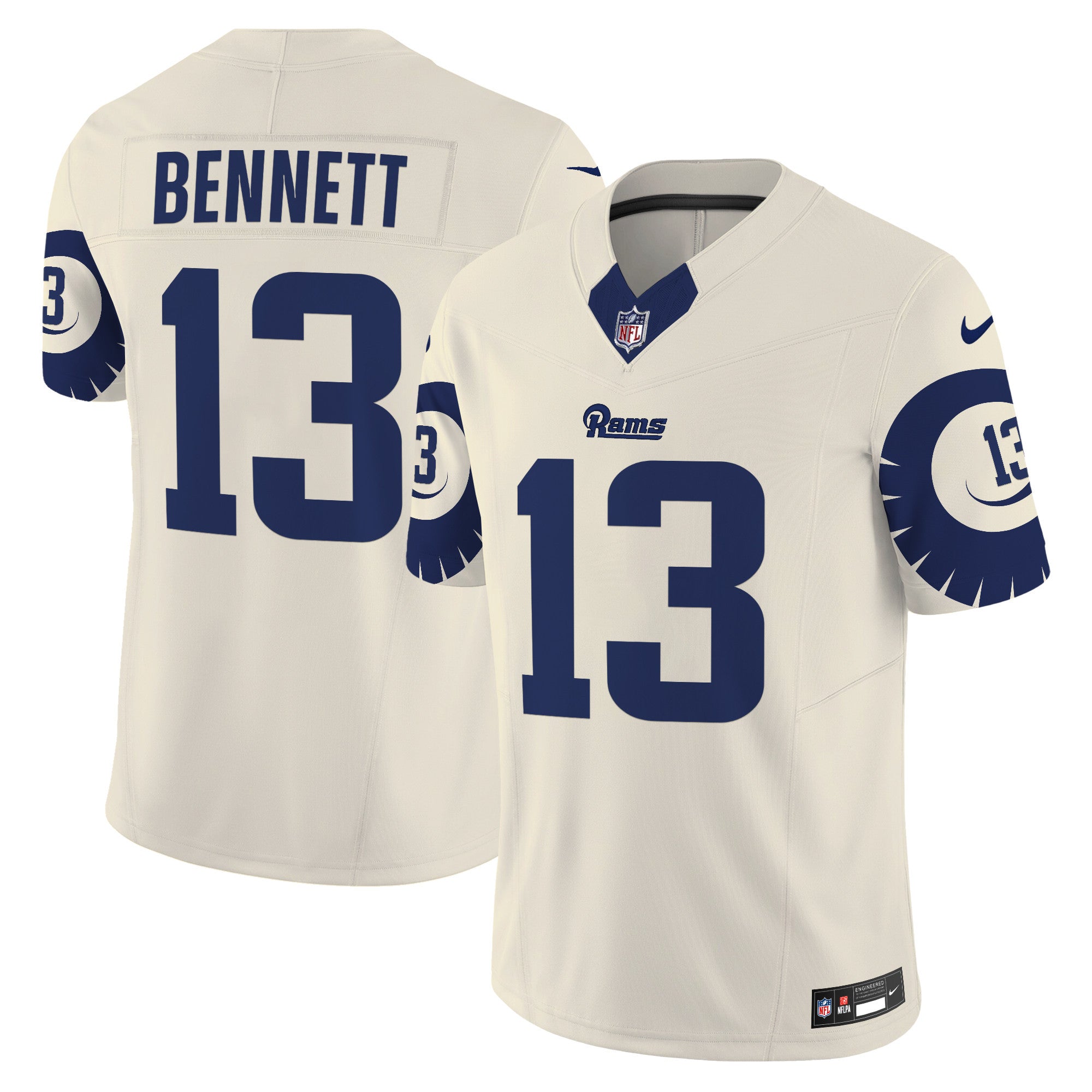 Rams Special Vapor Limited Jersey – All Stitched – Bone – Stetson Bennett Jersey