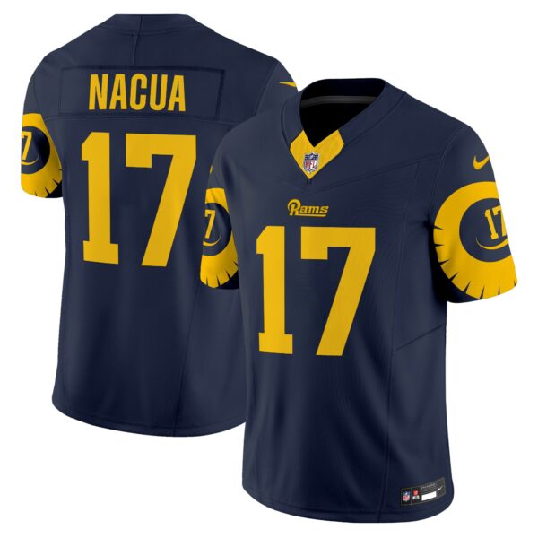 Rams Special Vapor Limited Jersey – All Stitched – Navy – Puka Nacua Jersey