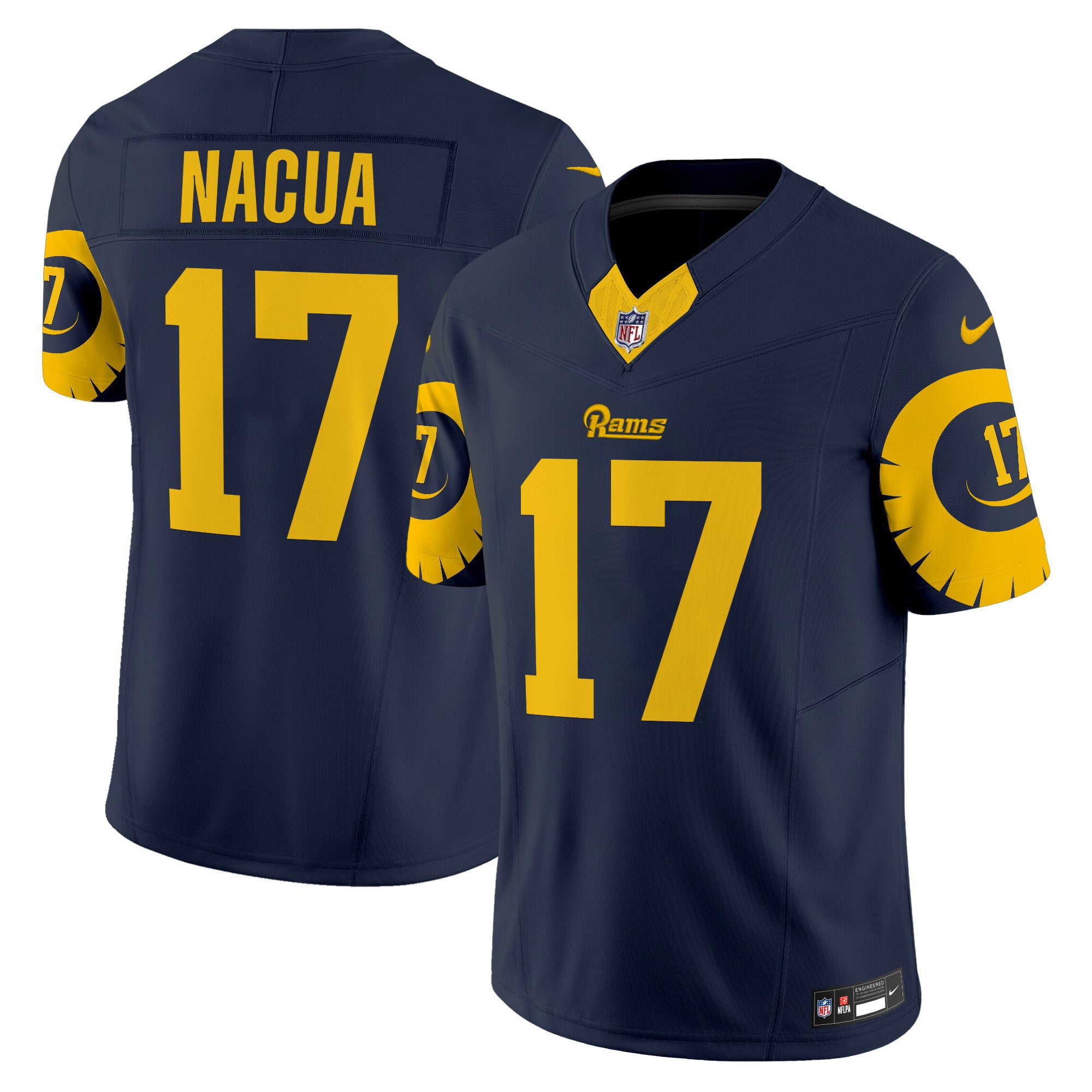 Rams Special Vapor Limited Jersey – All Stitched – Navy – Puka Nacua Jersey