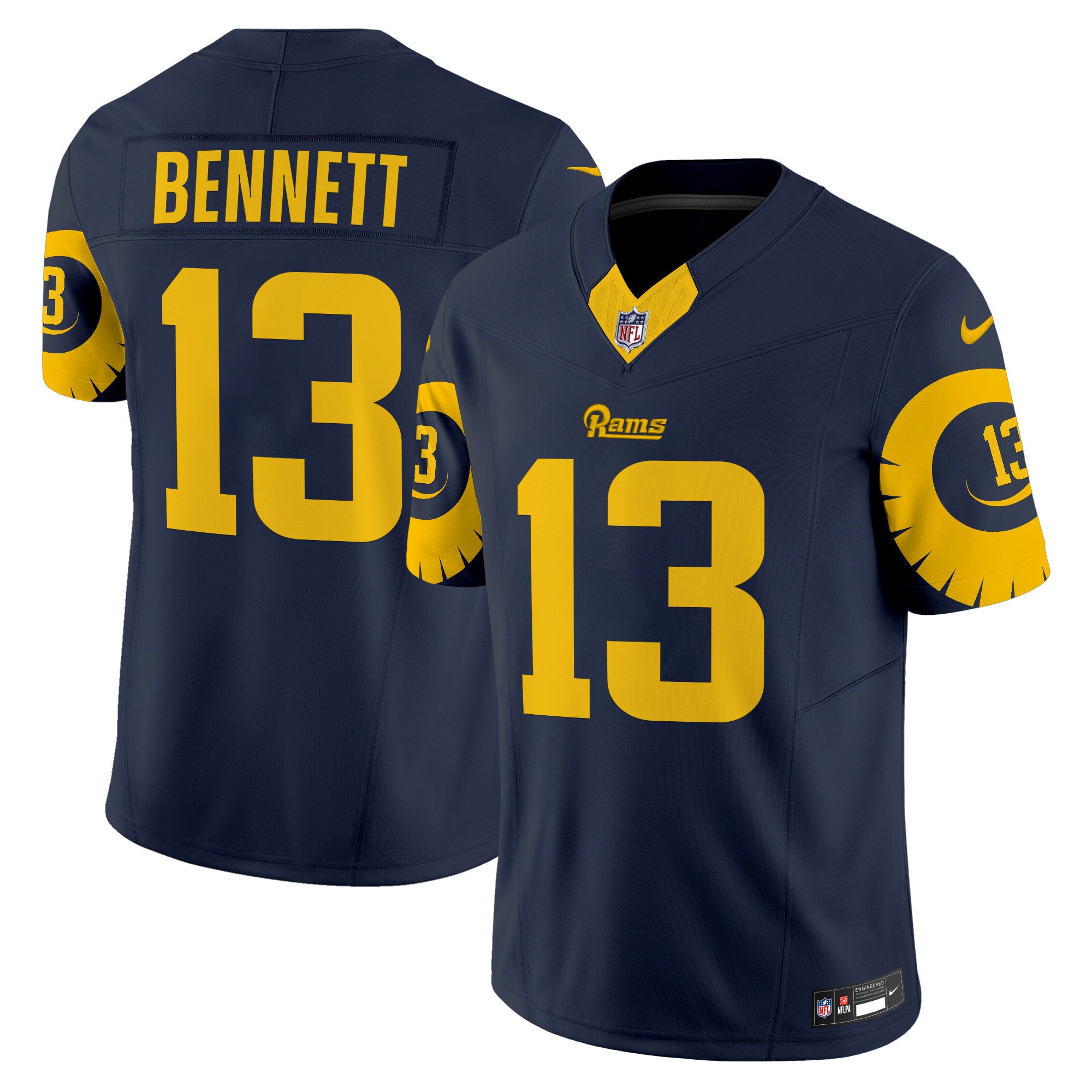 Rams Special Vapor Limited Jersey – All Stitched – Navy – Stetson Bennett Jersey