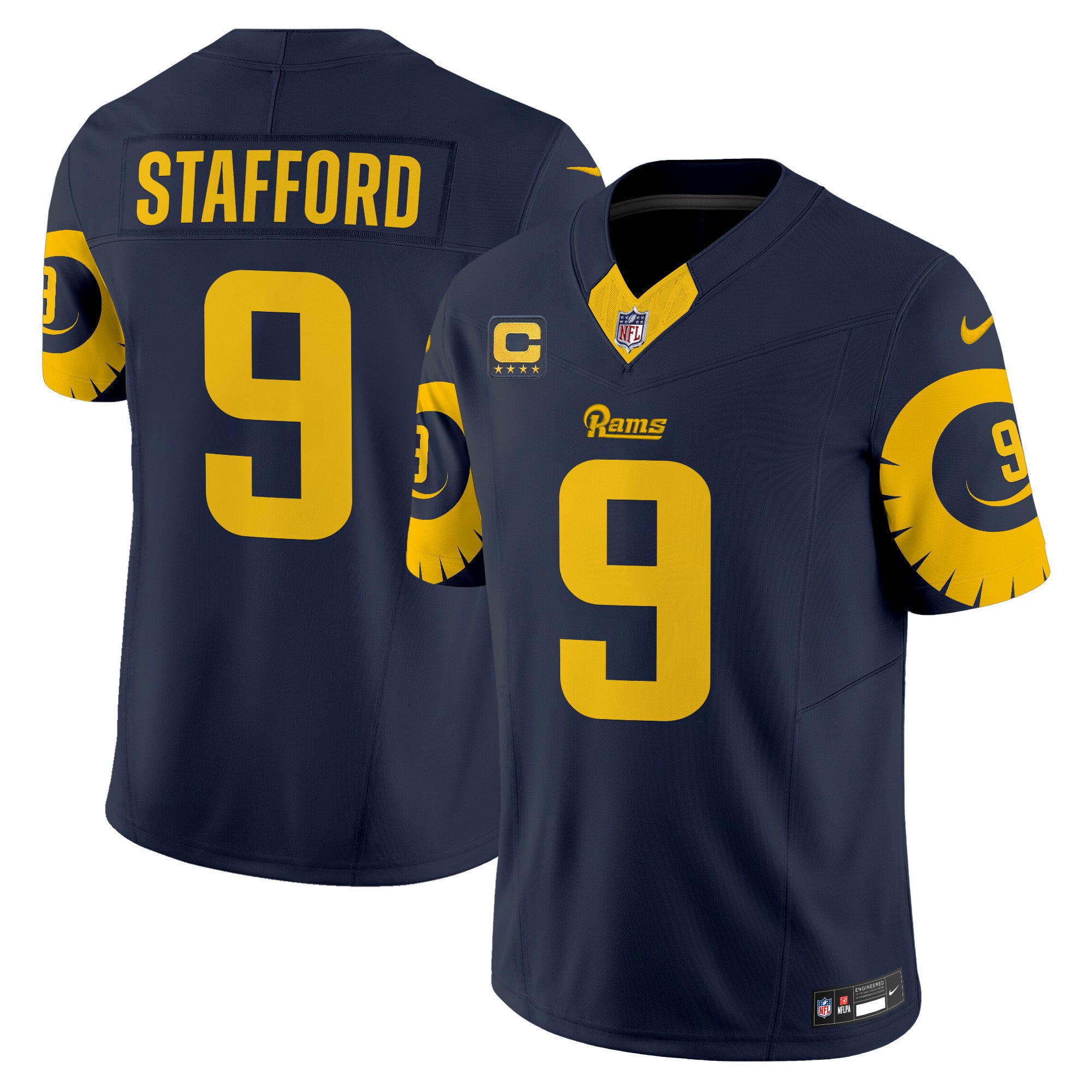 Rams Special Vapor Limited Jersey – All Stitched – Navy – Matthew Stafford Jersey
