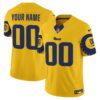 Rams Special Vapor Limited Custom Jersey – All Stitched – Gold Jersey