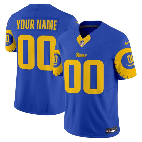 Rams Special Vapor Limited Custom Jersey – All Stitched – Royal Jersey