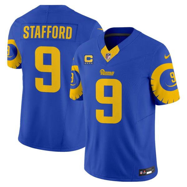 Rams Special Vapor Limited Jersey – All Stitched – Royal – Matthew Stafford Jersey