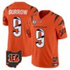 Bengals Special Vapor Limited Jersey – All Stitched – Orange – Joe Burrow Jersey