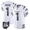 Bengals Special Vapor Limited Jersey – All Stitched – White Limited – Ja’Marr Chase Jersey