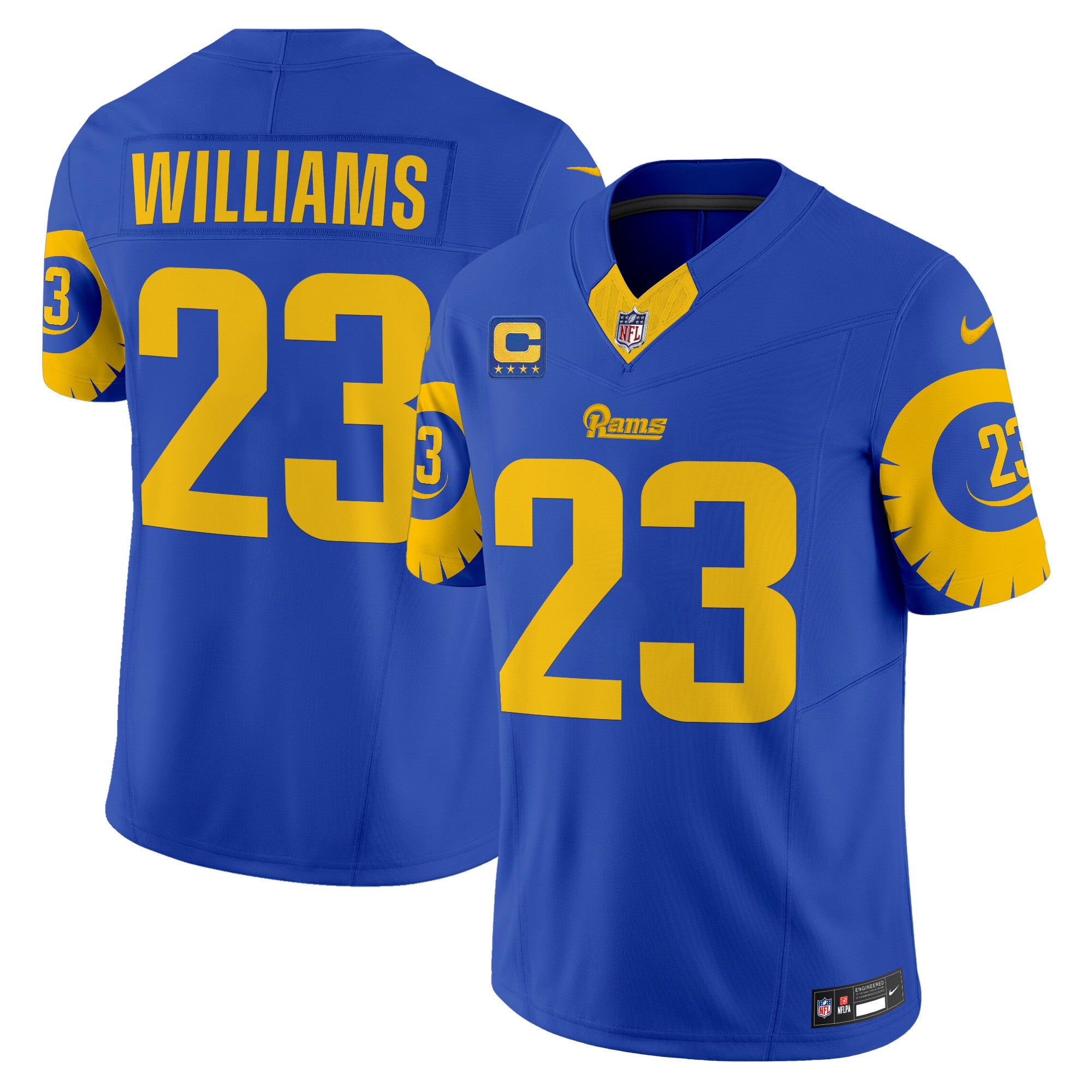 Rams Special Vapor Limited Jersey – All Stitched – Royal – Kyren Williams Jersey