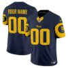 Rams Special Vapor Limited Custom Jersey – All Stitched – Navy Jersey