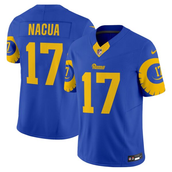 Rams Special Vapor Limited Jersey – All Stitched – Royal – Puka Nacua Jersey