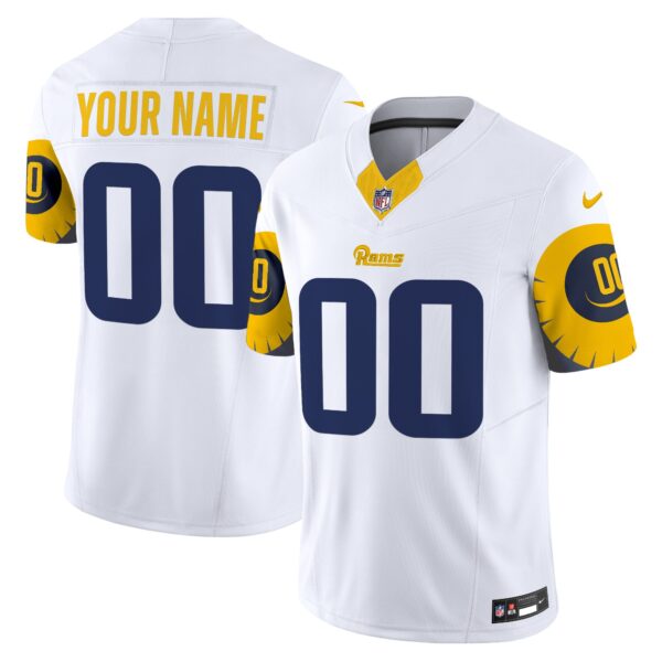 Rams Special Vapor Limited Custom Jersey – All Stitched – White Jersey