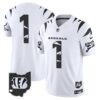 Bengals Special Vapor Limited Jersey – All Stitched – White Limited – #1 Team Jersey