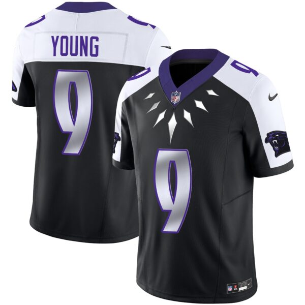 Carolina Panthers Wakanda Vapor Limited Jersey – All Stitched – Black Alternate – Bryce Young Jersey