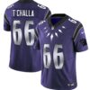 Carolina Panthers Wakanda Vapor Limited Jersey – All Stitched – Purple – T’Challa 1966 Jersey