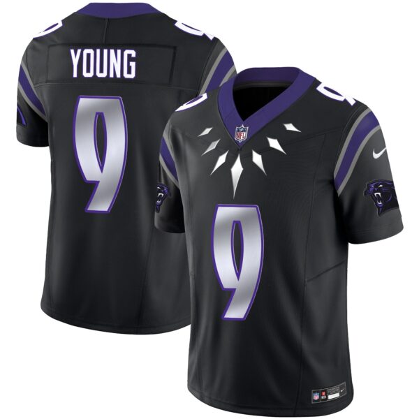 Carolina Panthers Wakanda Vapor Limited Jersey – All Stitched – Black – Bryce Young Jersey