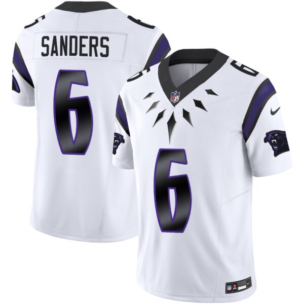 Carolina Panthers Wakanda Vapor Limited Jersey – All Stitched – White – Miles Sanders Jersey
