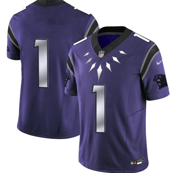 Carolina Panthers Wakanda Vapor Limited Jersey – All Stitched – Purple – #1 Team Jersey