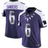 Carolina Panthers Wakanda Vapor Limited Jersey – All Stitched – Purple Alternate – Miles Sanders Jersey