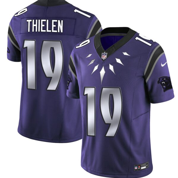 Carolina Panthers Wakanda Vapor Limited Jersey – All Stitched – Purple – Adam Thielen Jersey